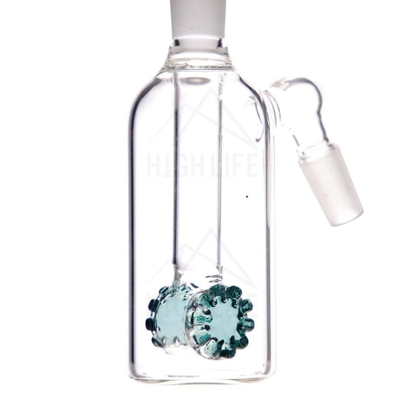 Ash Catcher G/g Single Diffused Male 14Mm Female 45 Degree