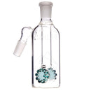 Ash Catcher G/g Single Diffused Male 14Mm Female 45 Degree Dark Green
