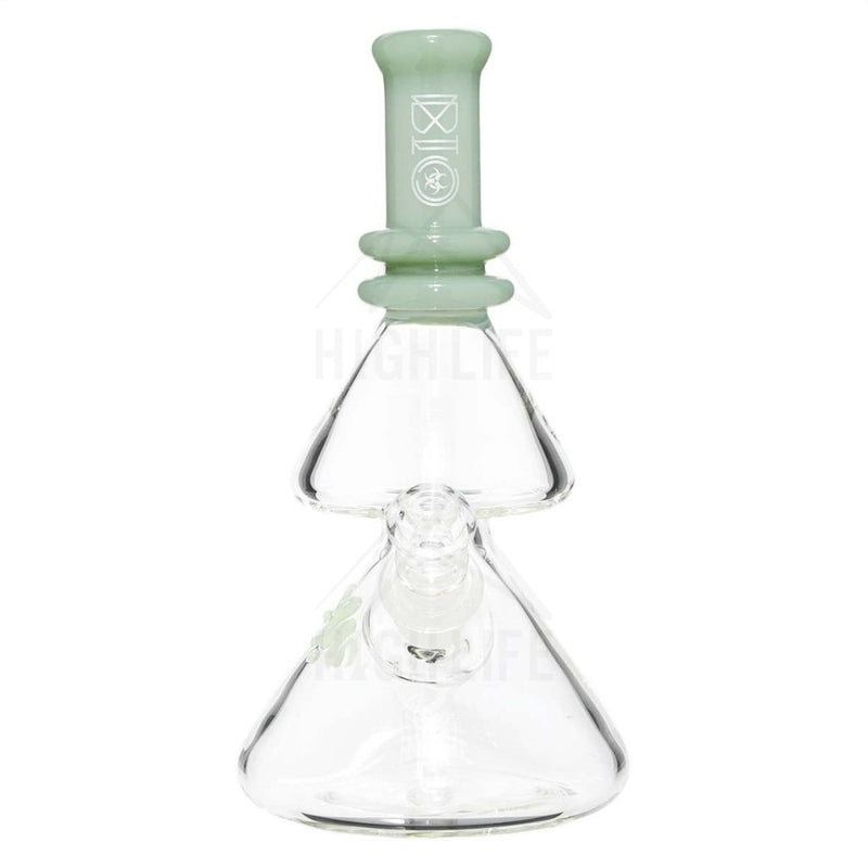 Bio Waterpipe 8 Double Beaker Dark Green