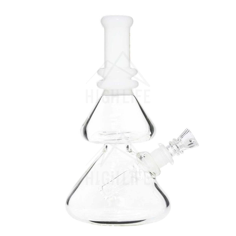 Bio Waterpipe 8 Double Beaker White