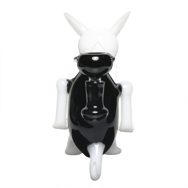 Black And White Jack Rabbit Water Pipe Hand Pipes