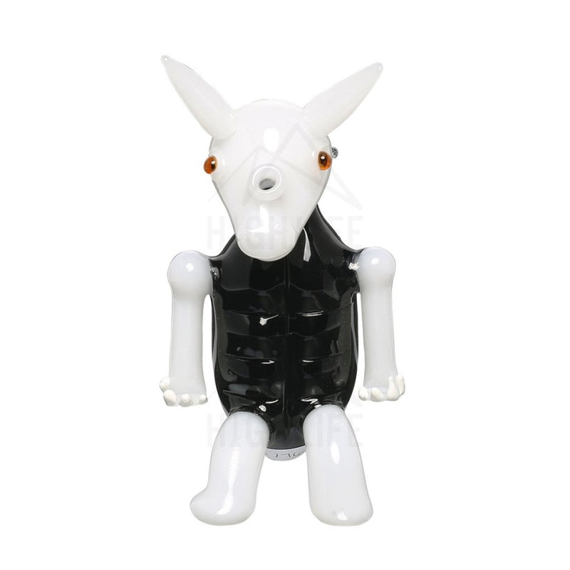 Black And White Jack Rabbit Water Pipe Hand Pipes