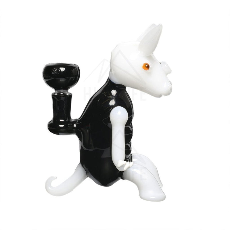 Black And White Jack Rabbit Water Pipe Hand Pipes