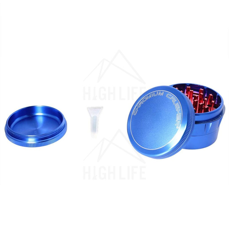 Blue 4Pc Chromium Crusher 2.5 Grinder Accessories