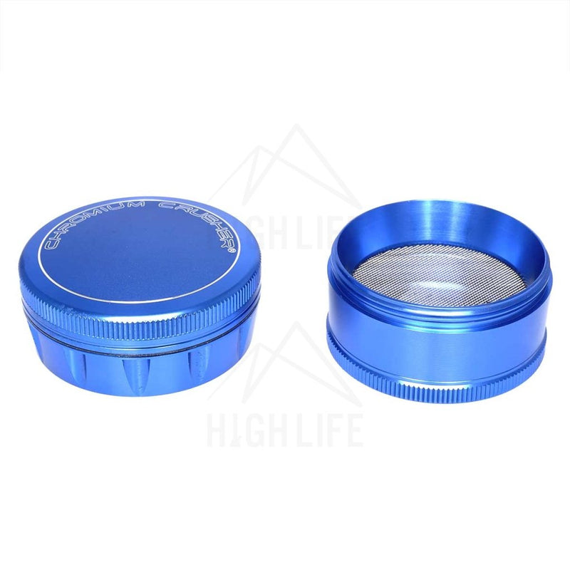 Blue 4Pc Chromium Crusher 2.5 Grinder Accessories