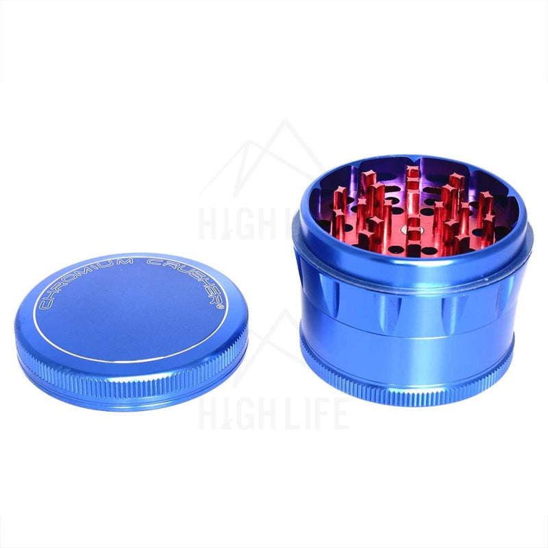 Blue 4Pc Chromium Crusher 2.5 Grinder Accessories