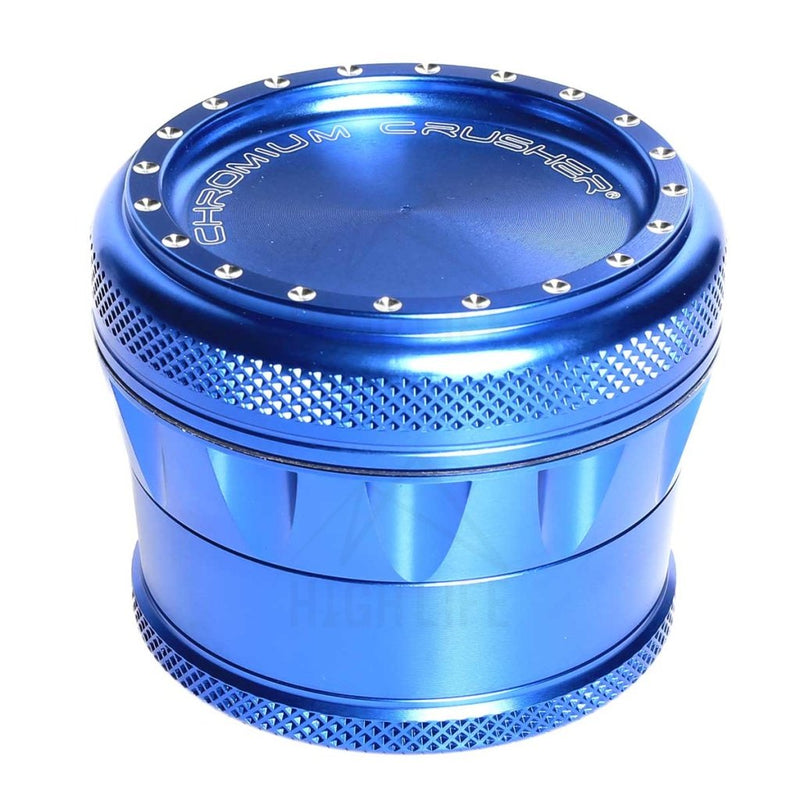 Blue 4pc Premium Chromium Crusher 2.75" Grinder 