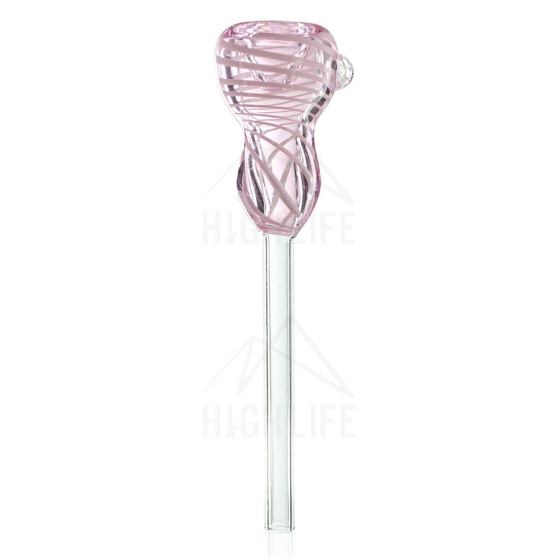 Bowl Slide - Pink With White Swirl Accessories