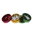 4pc Chromium Crusher Precision Grinder Rasta - 2 1/5"