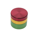 4pc Chromium Crusher Precision Grinder Rasta - 2 1/5"