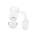 Double Dish Quartz Banger - 19mm Male