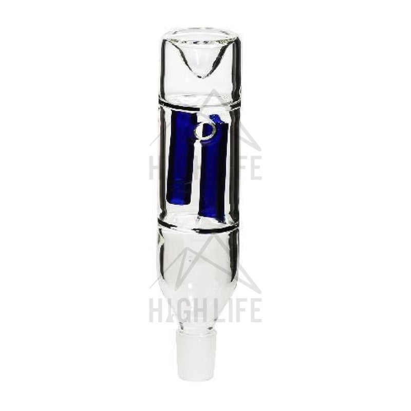 Dual Chubbler Ash Catcher - Blue 19mm 