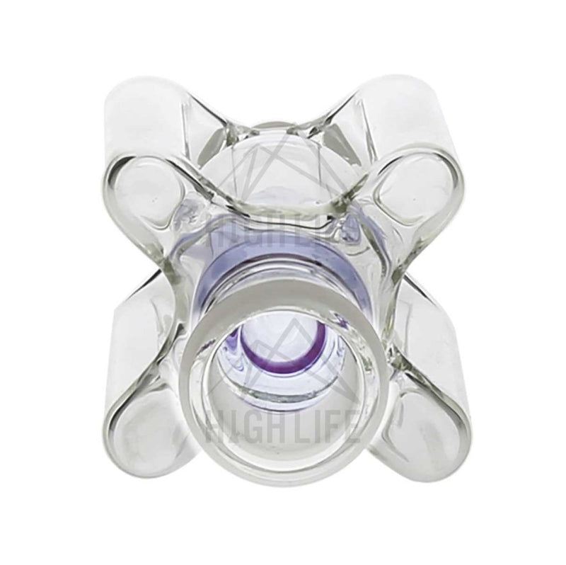 Four Handle Ash Catcher - Purple 19Mm/19Mm Accessories