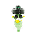 Glass Carb Cap Gnome Green