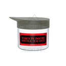 Glass Jar With Silicone Lid Small 1Oz (28.0G) When In Doubt Smoke Em Out Accessories