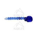 Glass Skull Dabber - Blue Accessories