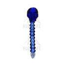 Glass Skull Dabber - Blue Accessories