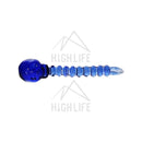 Glass Skull Dabber - Blue Accessories