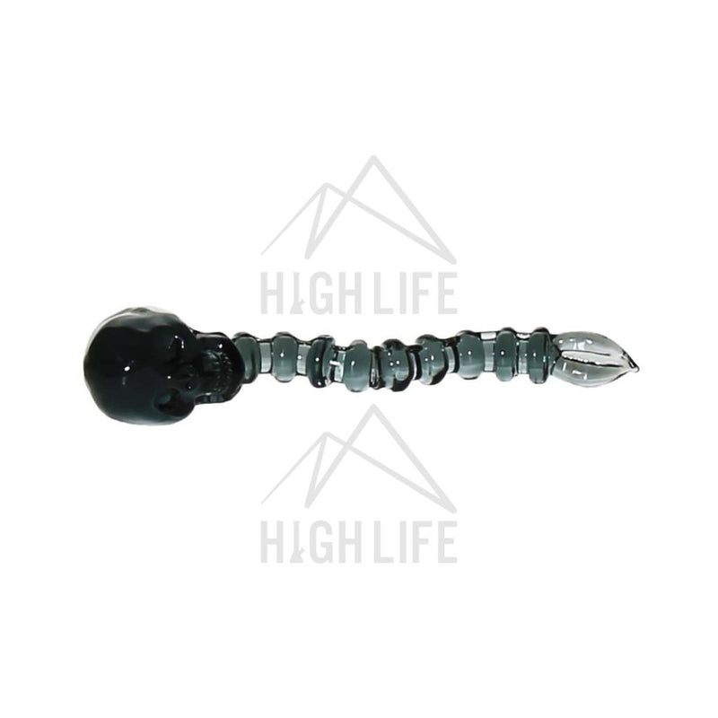 Glass Skull Dabber - Gray Accessories