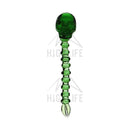 Glass Skull Dabber - Green Accessories