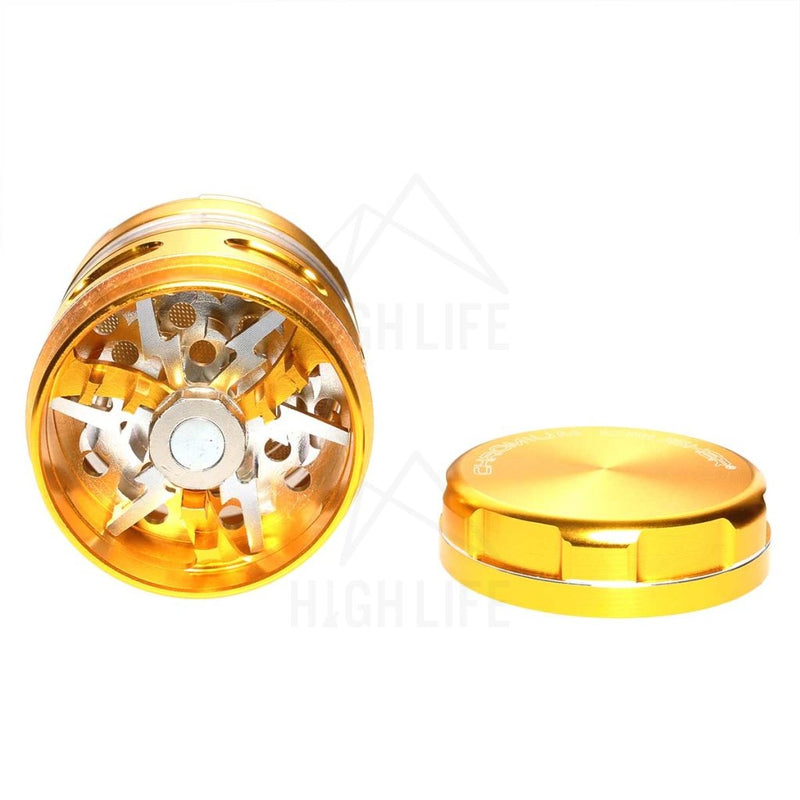 Gold Chromium Crusher Multi Blade 2.5 Grinder Accessories