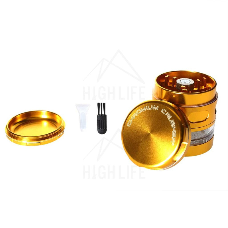 Gold Chromium Crusher Multi Blade 2.5 Grinder Accessories