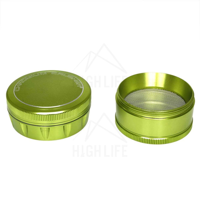 Green 4Pc Chromium Crusher 2.5 Grinder Accessories