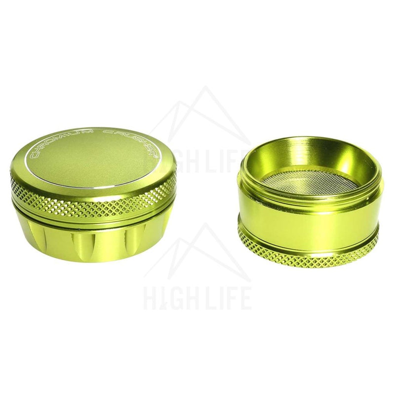 Green 4Pc Premium Chromium Crusher Tapered Top 2 Grinder Accessories