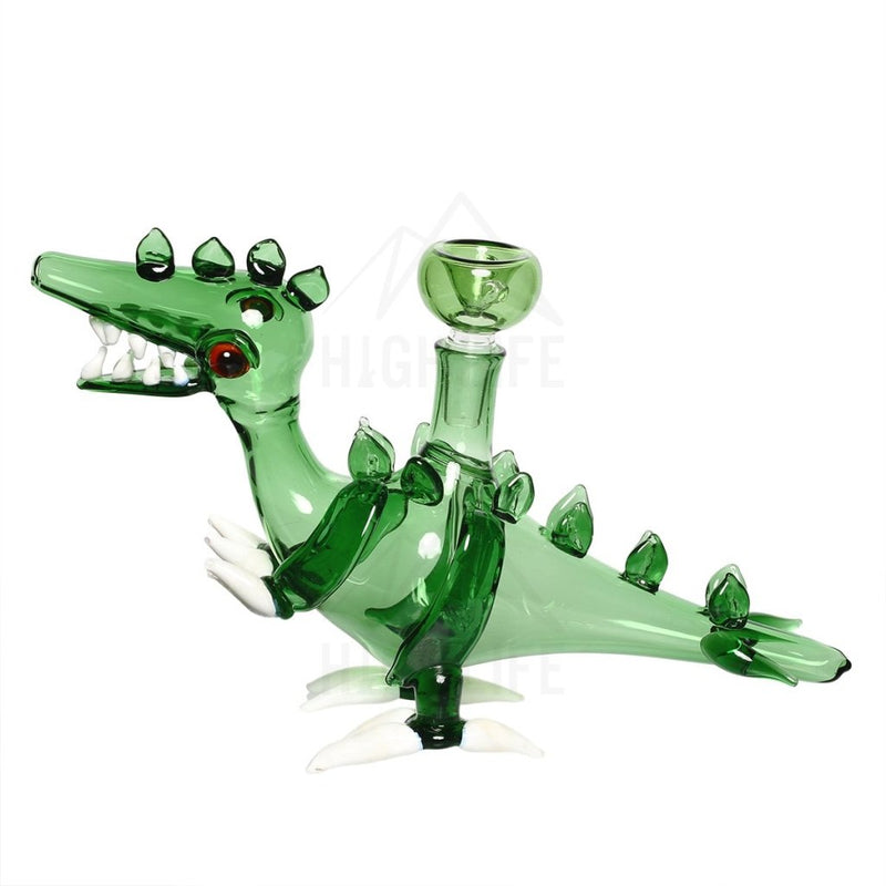 Green Dinosaur Weed Pipe