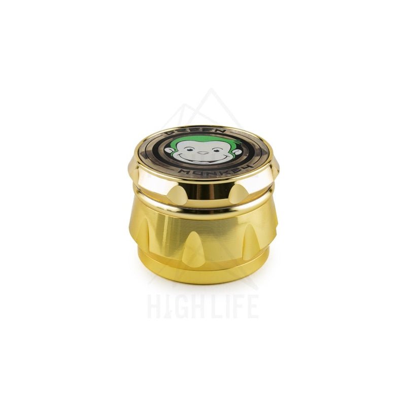 Green Monkey Grinder - Baboon Crown 63Mm Gold