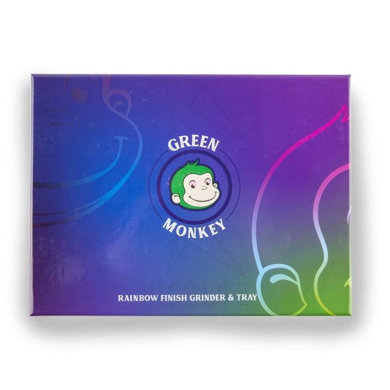 Green Monkey Rainbow Grinder & Tray Kit