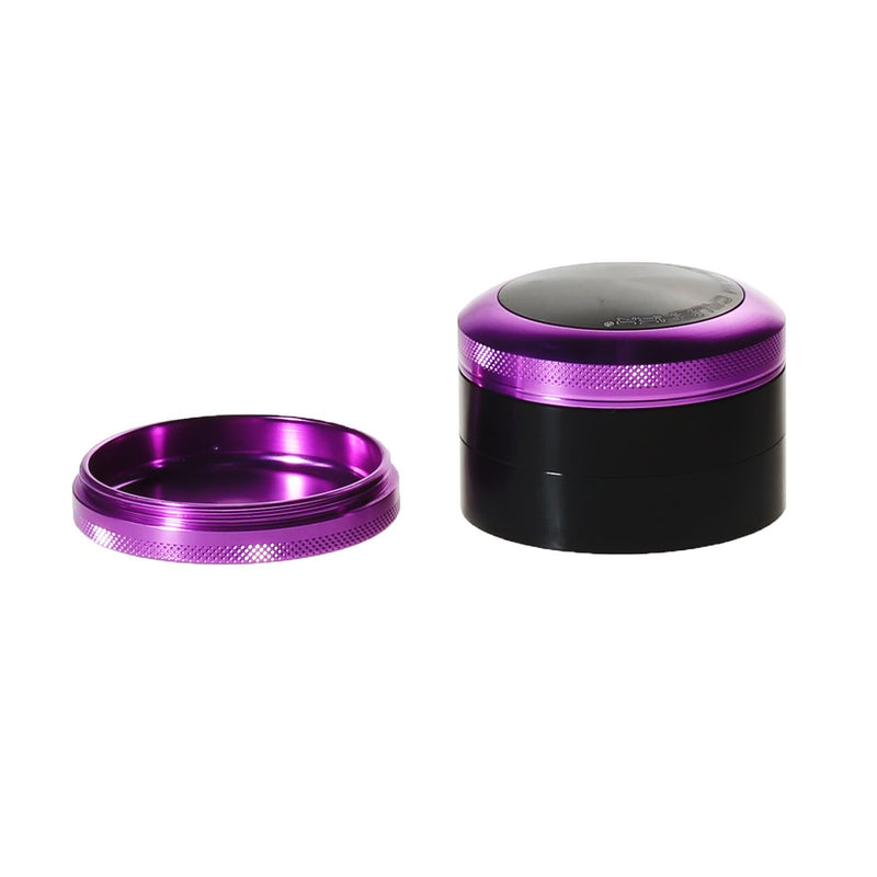 4pc Chromium Crusher Grinder Purple - 2 1/2"