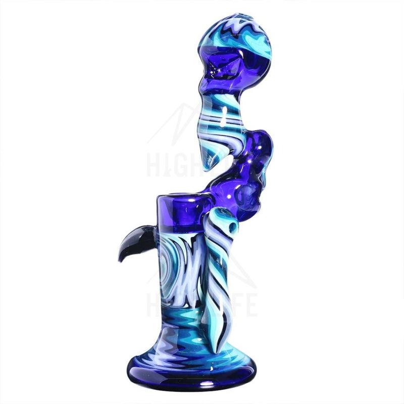 Heady Jahnny Rise Blue Mystic Devil Worked Bubbler (Default)