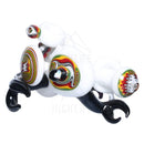 Heady LGB White Rasta Laydown Bubbler