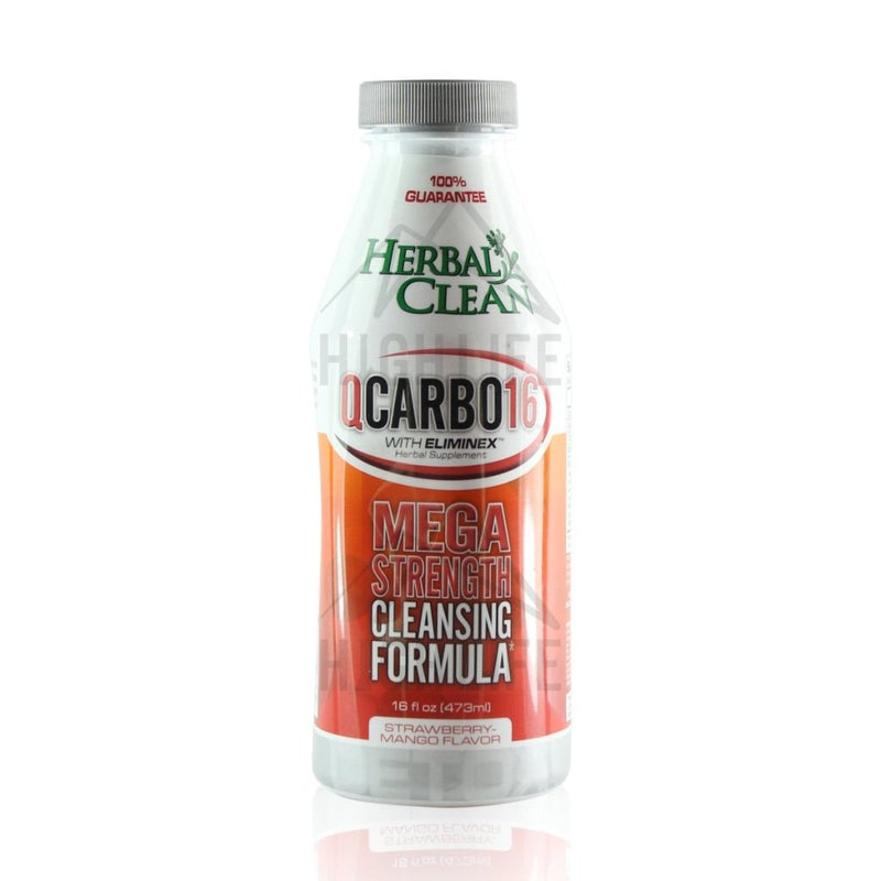 Herbal Clean Qcarbo Detox - Strawberry-Mango 16 Fl.oz. Accessories