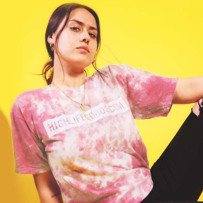 High Life Goods Pink Tie Dye T-Shirt