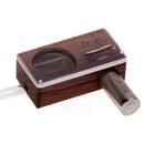 fully assembled Magic Flight Launch Box walnut color