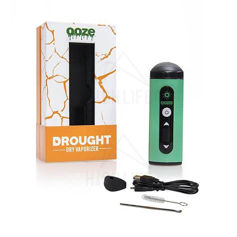 Ooze Drought Dry Herb Vaporizer Kit - Green Vaporizers