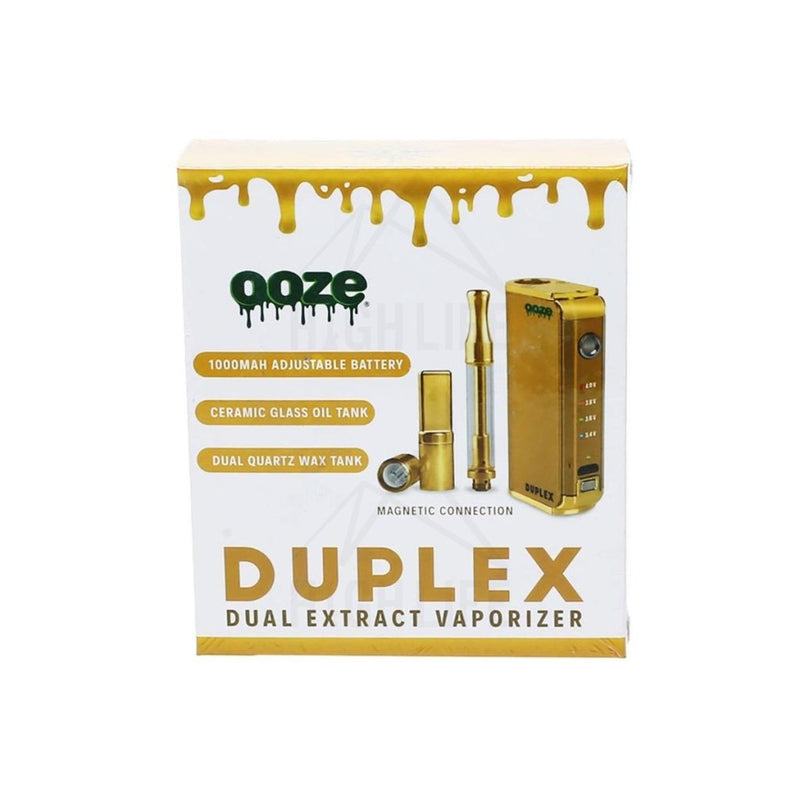 Ooze Duplex Dual Extract - Gold Vaporizers