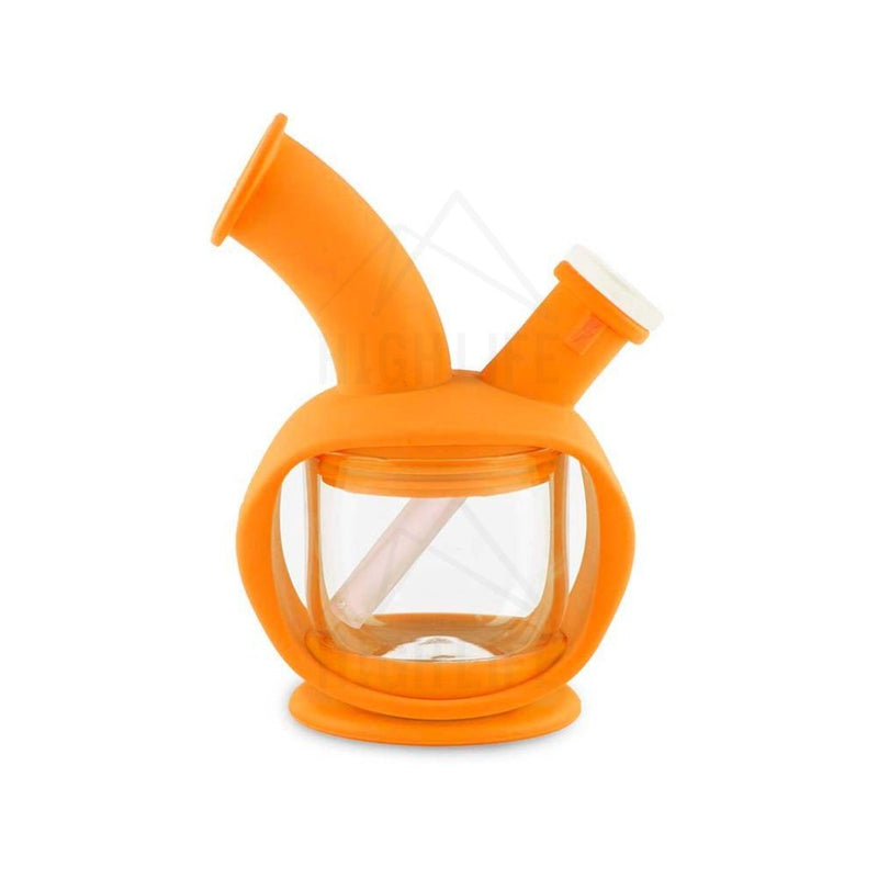 Ooze Kettle Silicone Bubbler Orange