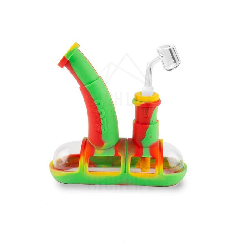 Ooze Steamboat Silicone Bubbler Rasta