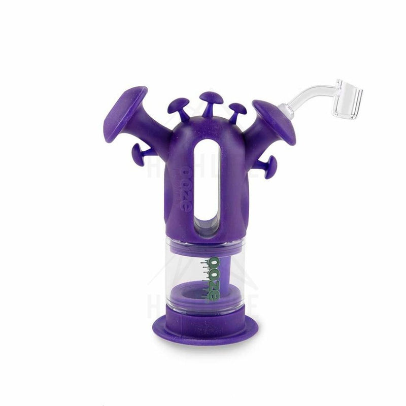 Ooze Trip Pipe Silicone Bubbler Purple