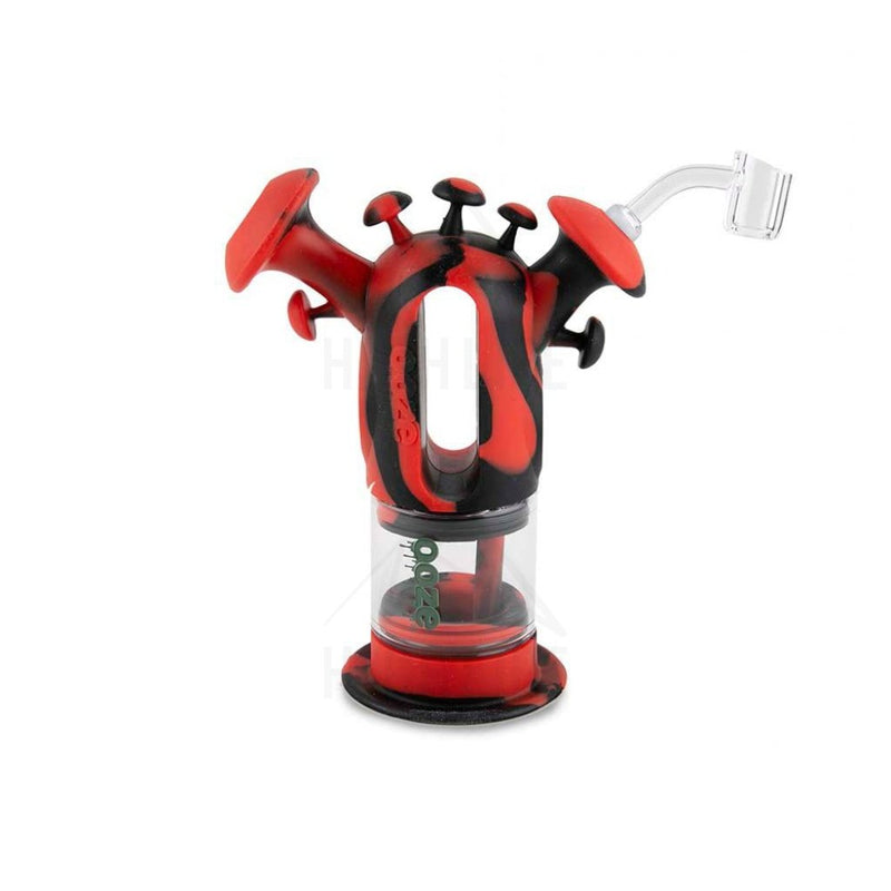 Ooze Trip Pipe Silicone Bubbler Red