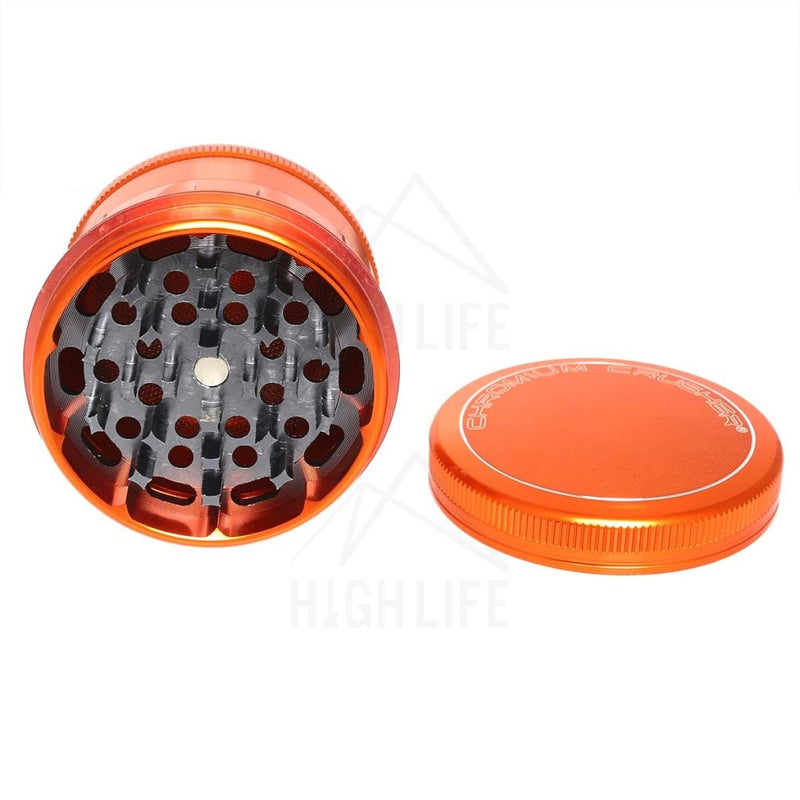 Orange 4Pc Chromium Crusher 2.5 Grinder Accessories