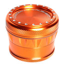 Orange 4pc Premium Chromium Crusher 2.75" Grinder 
