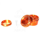 Orange 4Pc Premium Chromium Crusher 2.75 Grinder Accessories