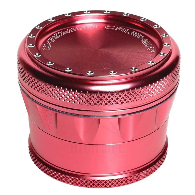 Pink 4pc Premium Chromium Crusher 2.75" Grinder 