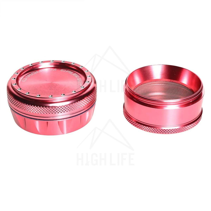 Pink 4Pc Premium Chromium Crusher 2.75 Grinder Accessories