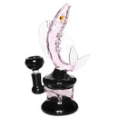 Pink And Black Fish Water Pipe Hand Pipes