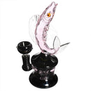 Pink And Black Fish Water Pipe Hand Pipes